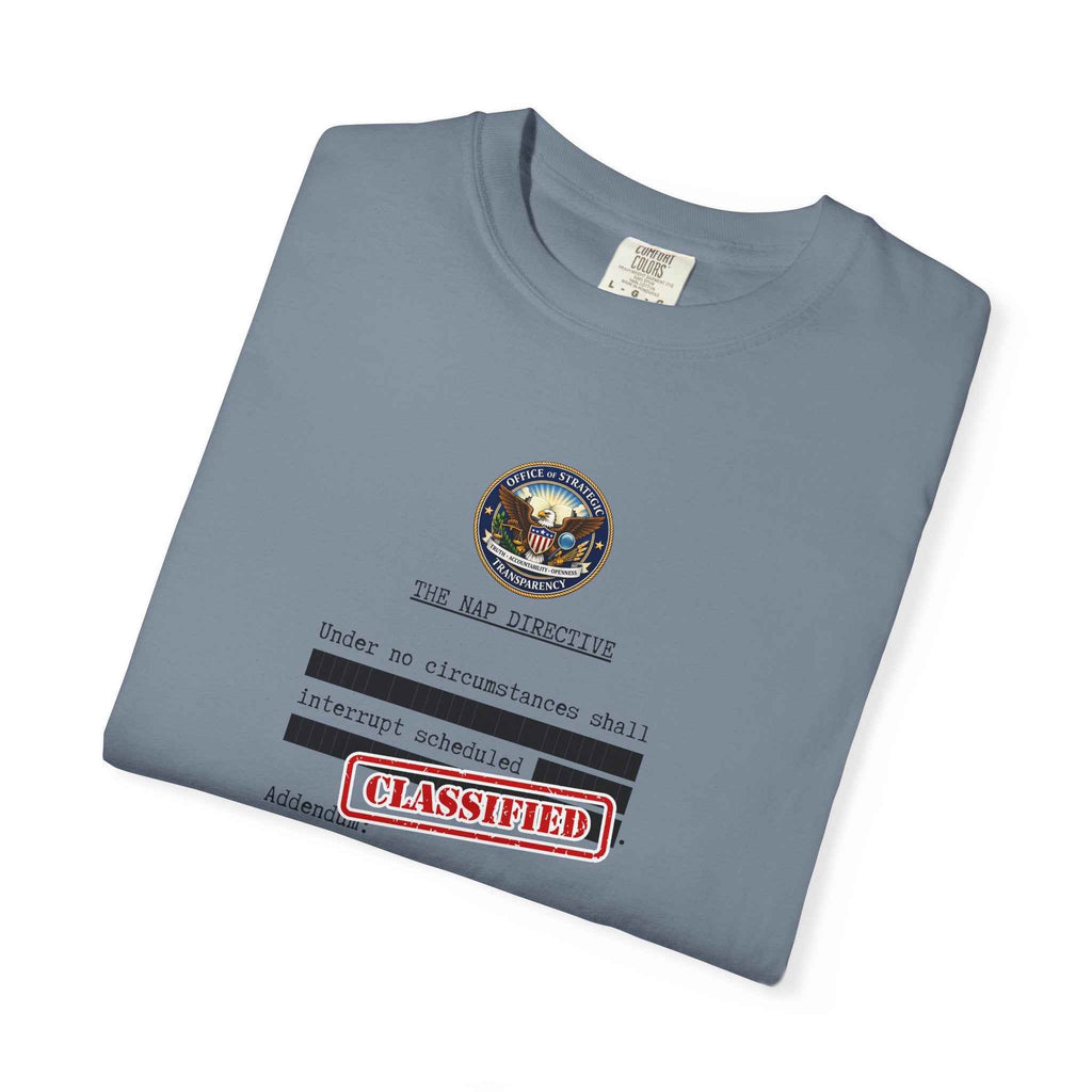 The Nap Directive Unisex T-Shirt – Official Rest Policy Graphic Tee