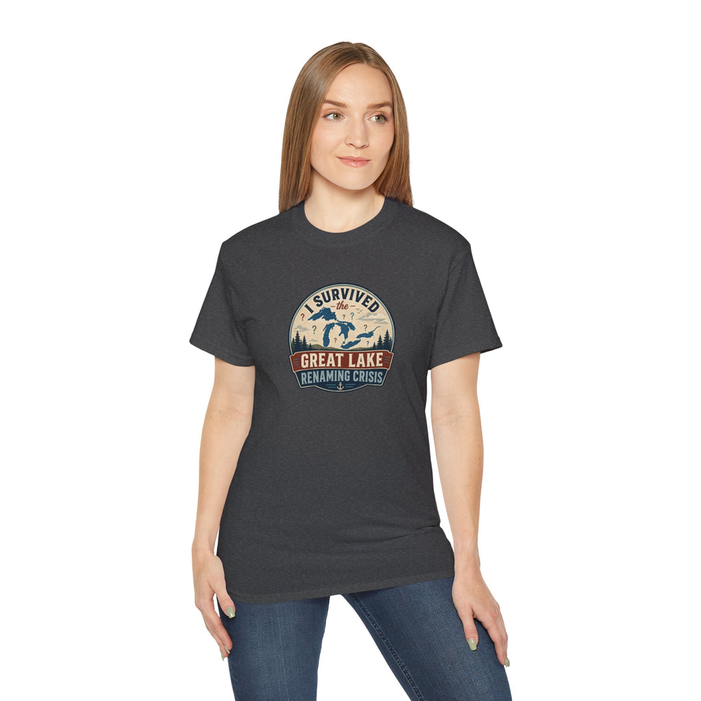 I Survived the Great Lake Renaming Crisis T-Shirt | Lake Ontario vs. Lake America Tee