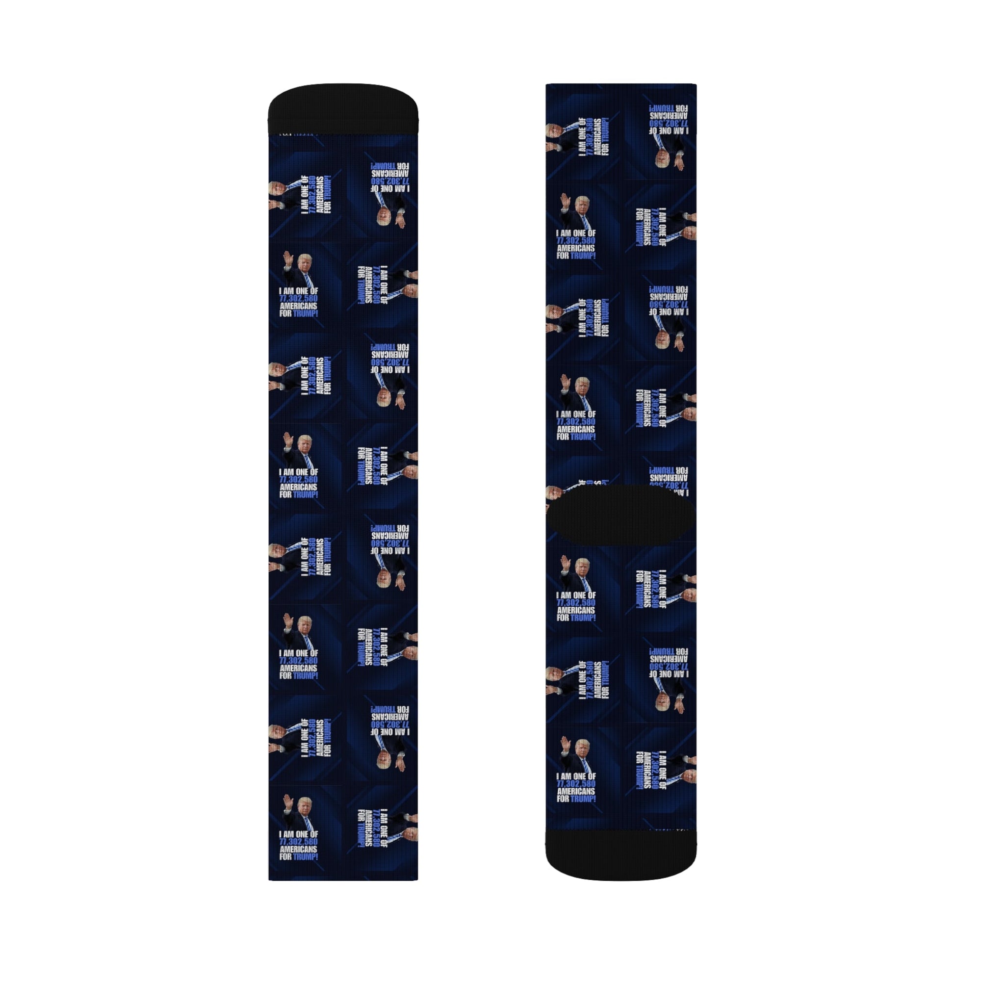 Fun Sublimation Socks - American for Trump Design Printify