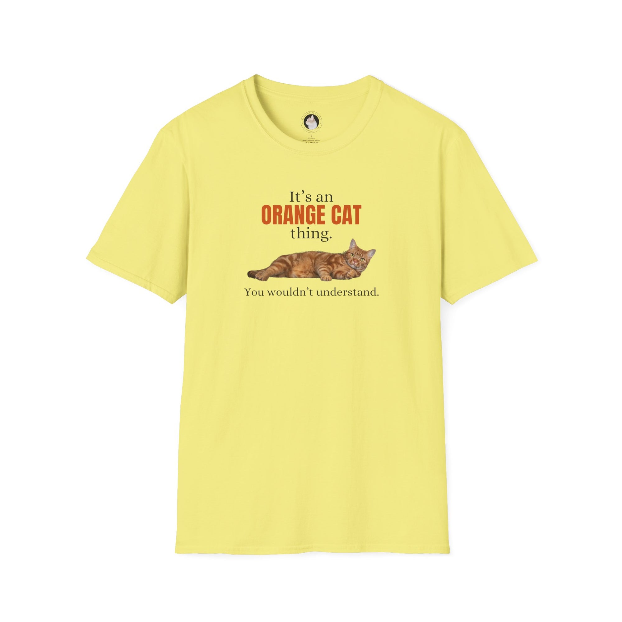 It's an Orange Cat Thing Unisex Softstyle T-Shirt