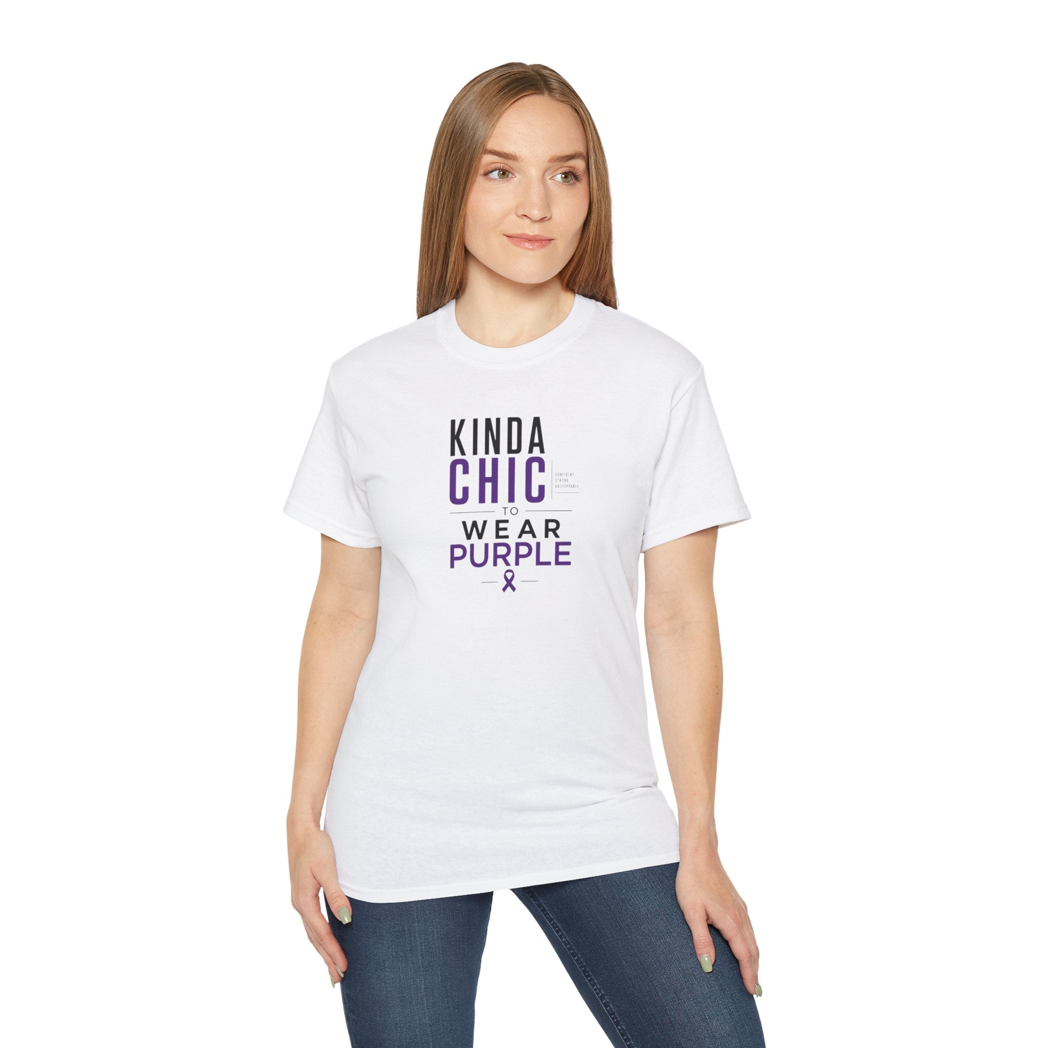 Kinda Chic to Wear Purple Epilepsy Awareness T-Shirt