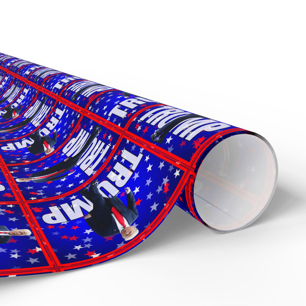 All Occasion Trump Themed Wrapping Paper