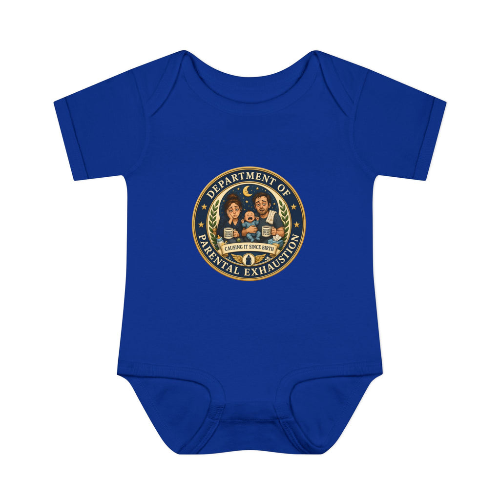 Department of Parental Exhaustion Infant Bodysuit | Baby Onesie
