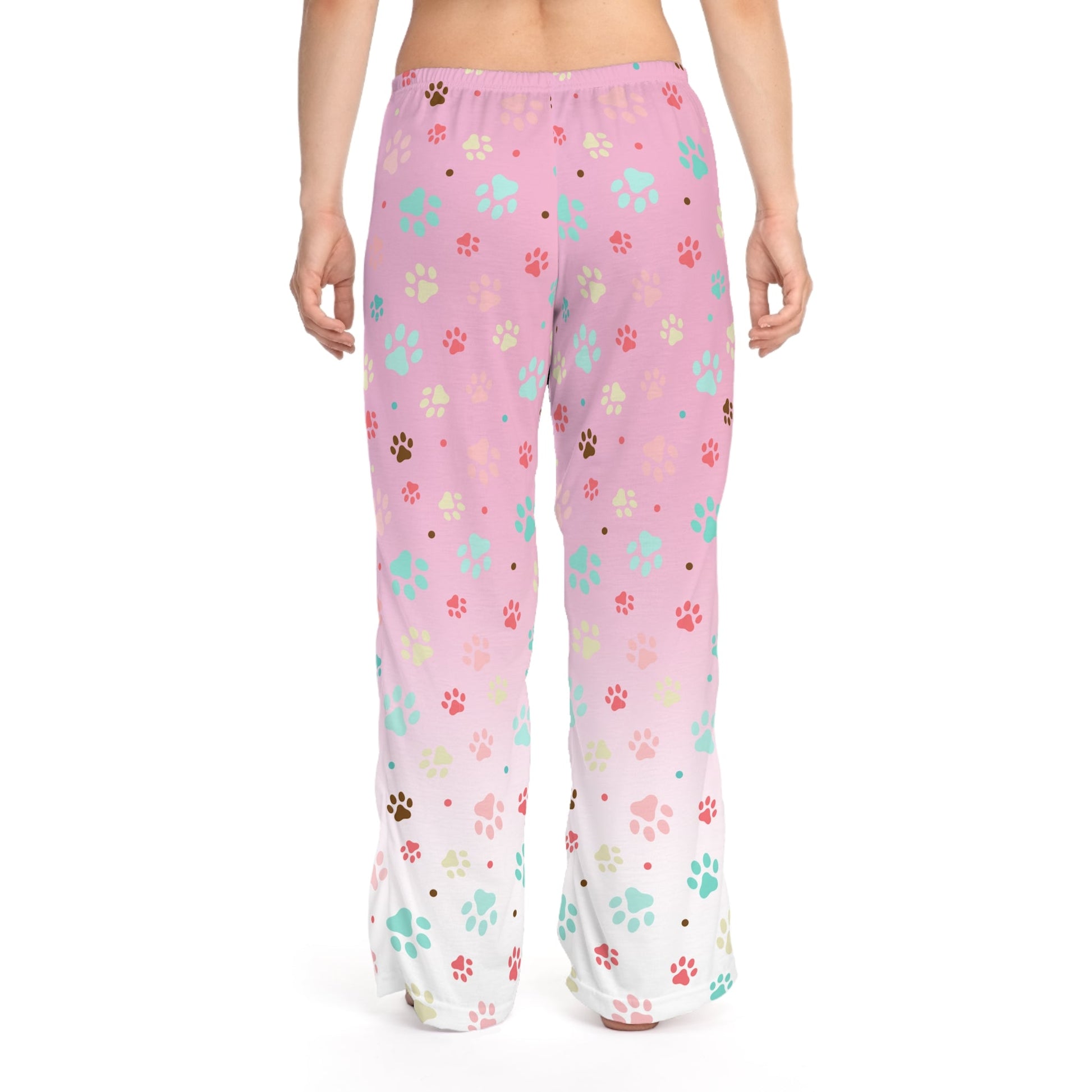 Cute Paw Print Women's Pajama Pants - Cozy & Comfortable Printify