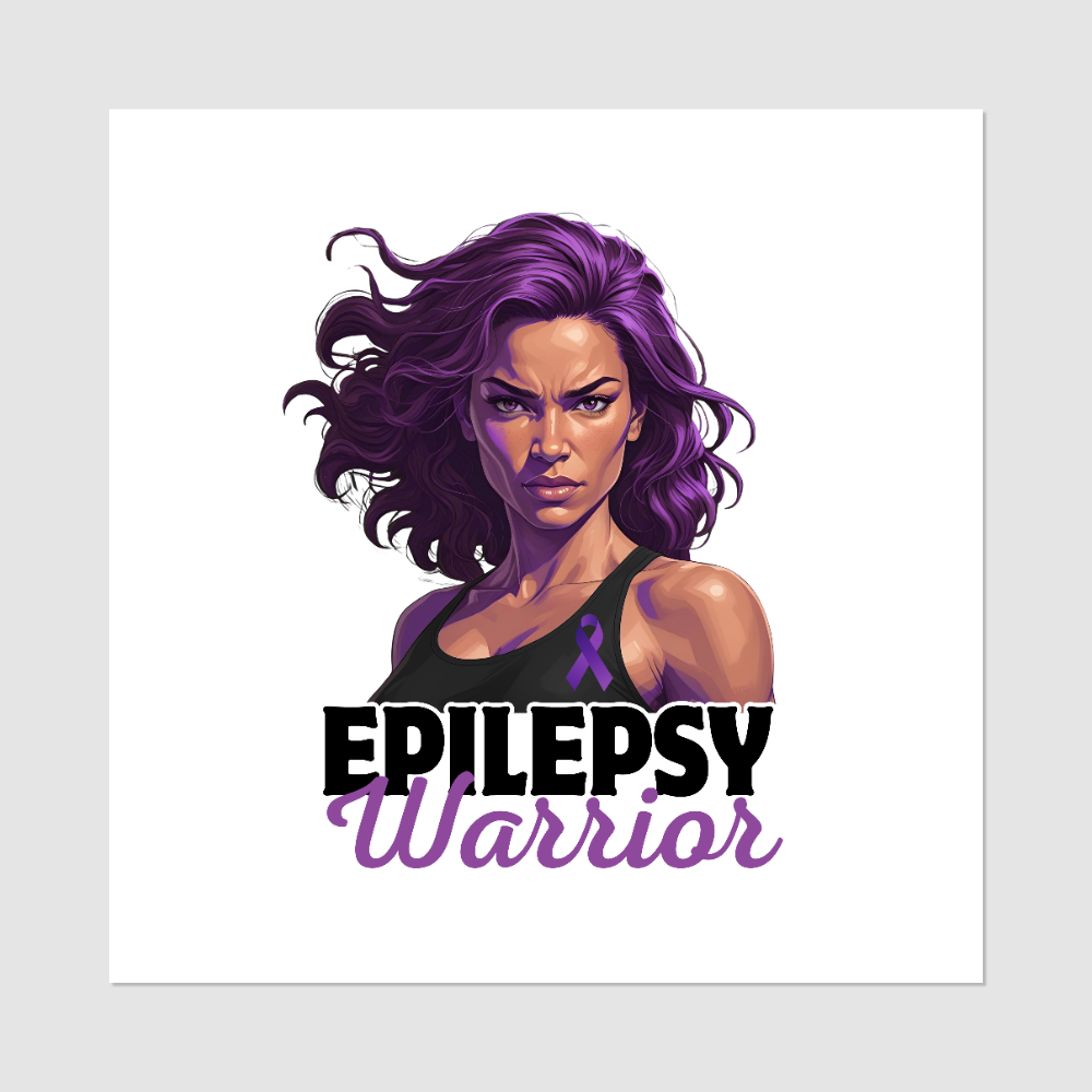 Epilepsy Warrior Temporary Tattoo