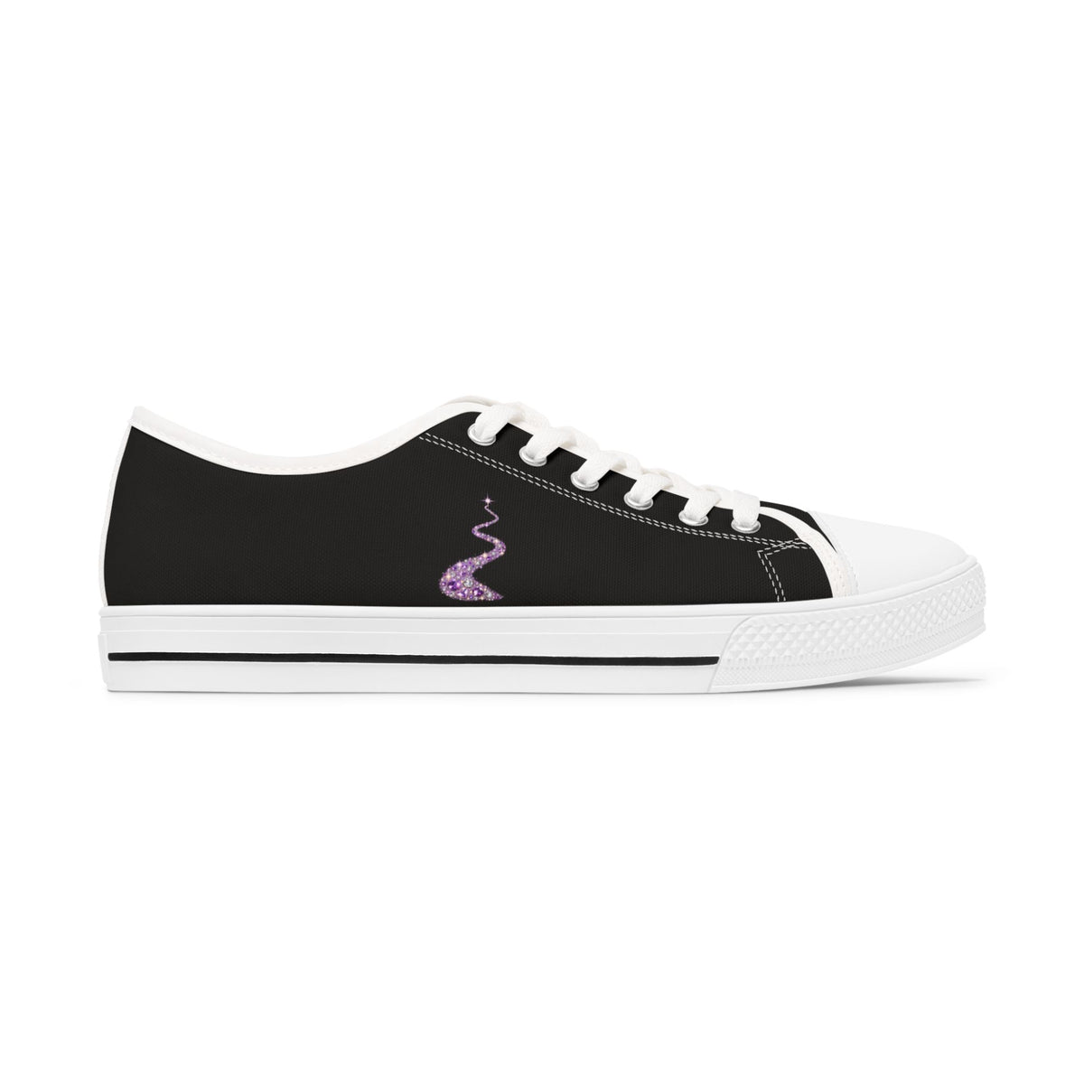 Rhinestone Butterfly Women’s Canvas Sneakers
