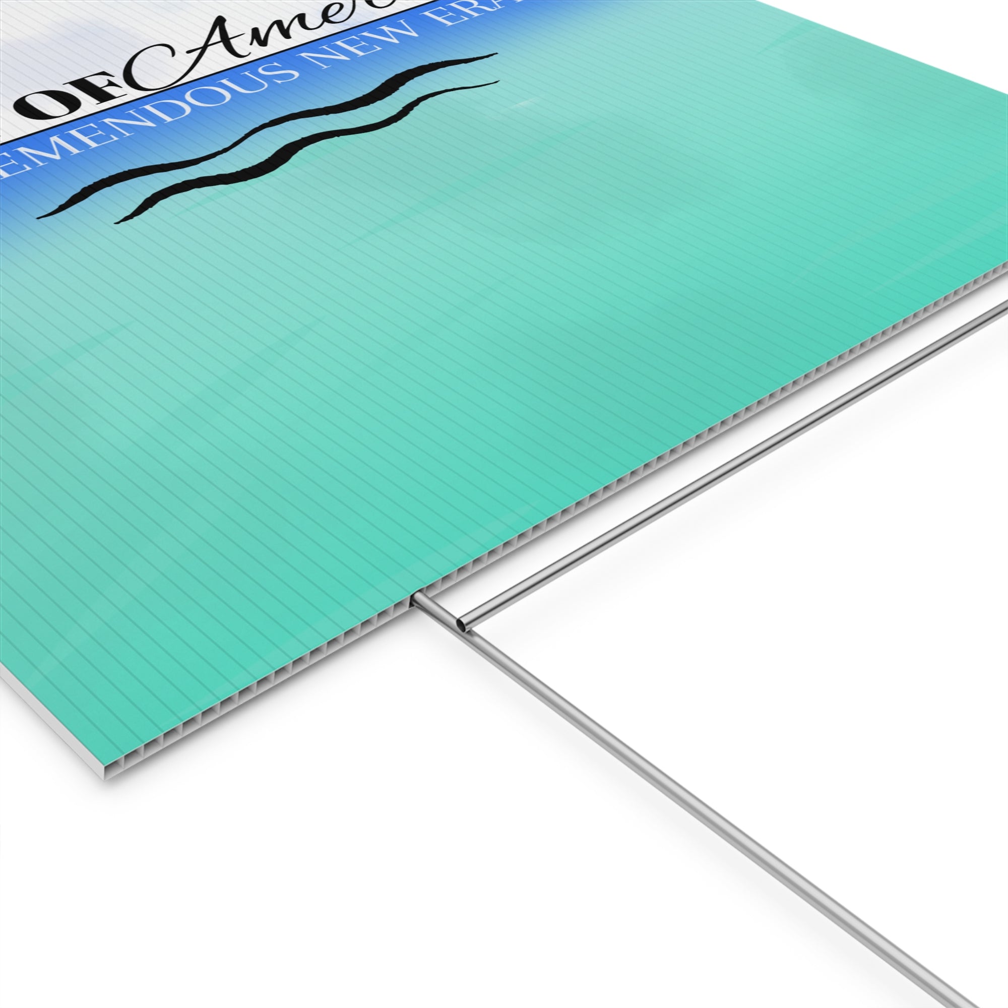 American Gulf Plastic Yard Sign