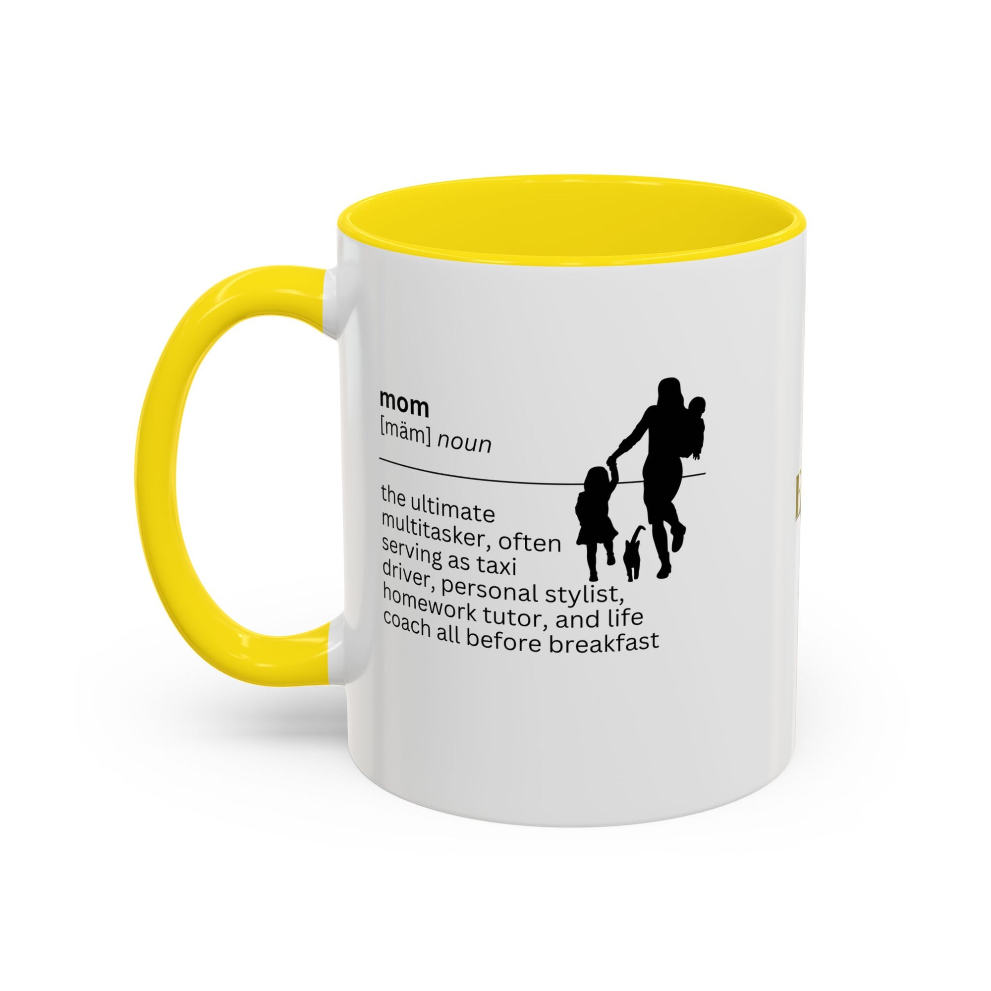 Mom Multitasker Accent Coffee Mug - Perfect Gift for Moms