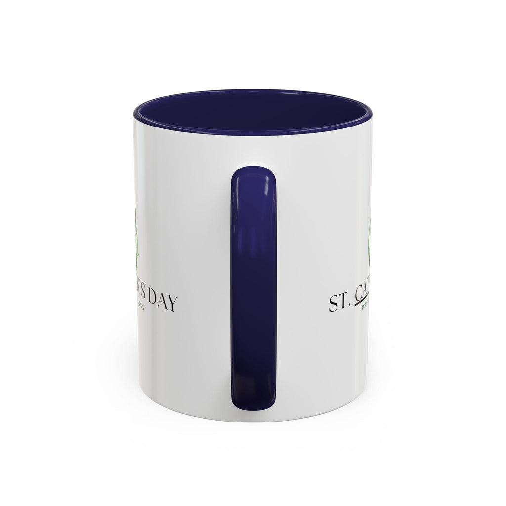 St. Patrick's Day Cat Coffee Mug - Proud Cat Lass Design Printify