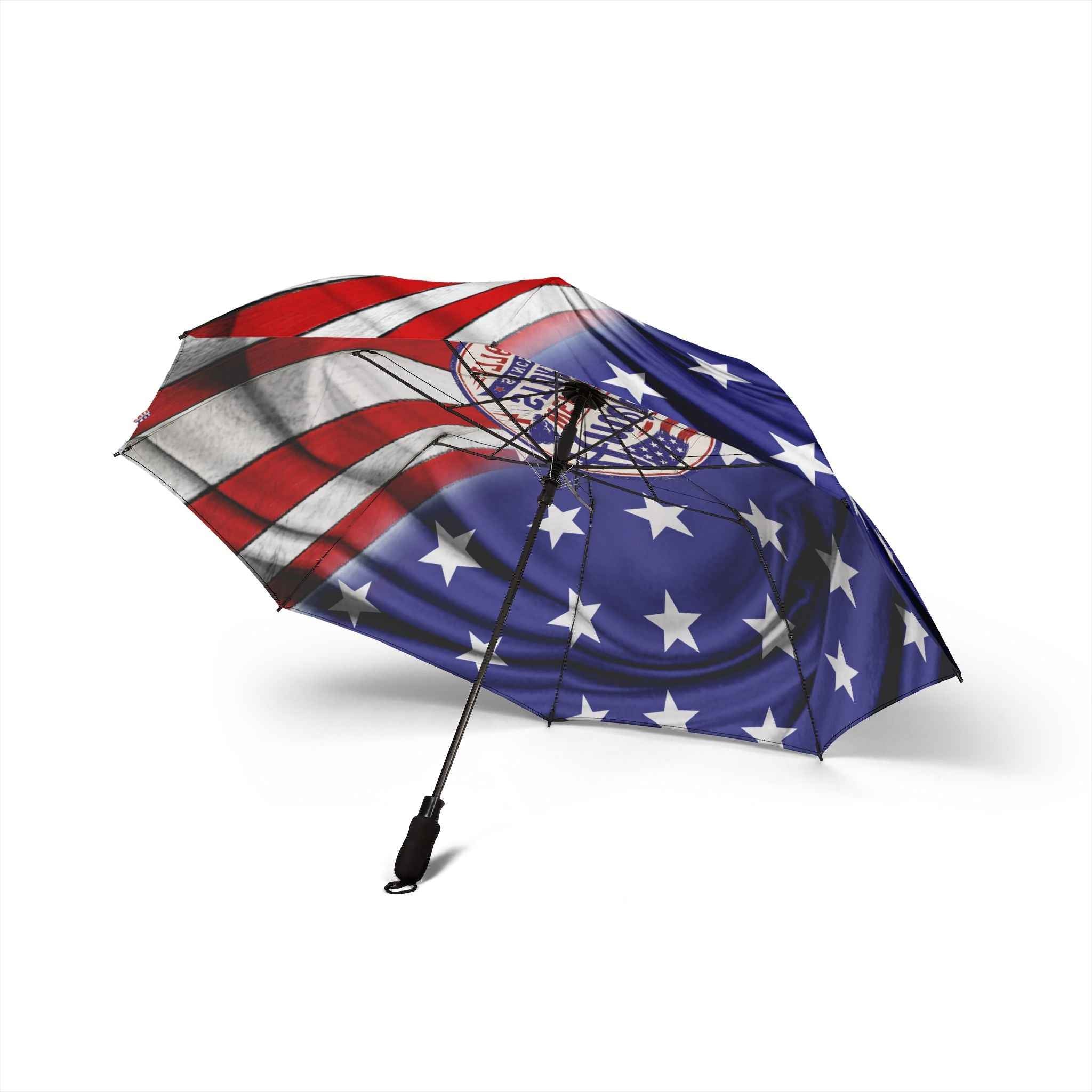 America: Weathering Storms Since 1776 Patriotic Umbrella