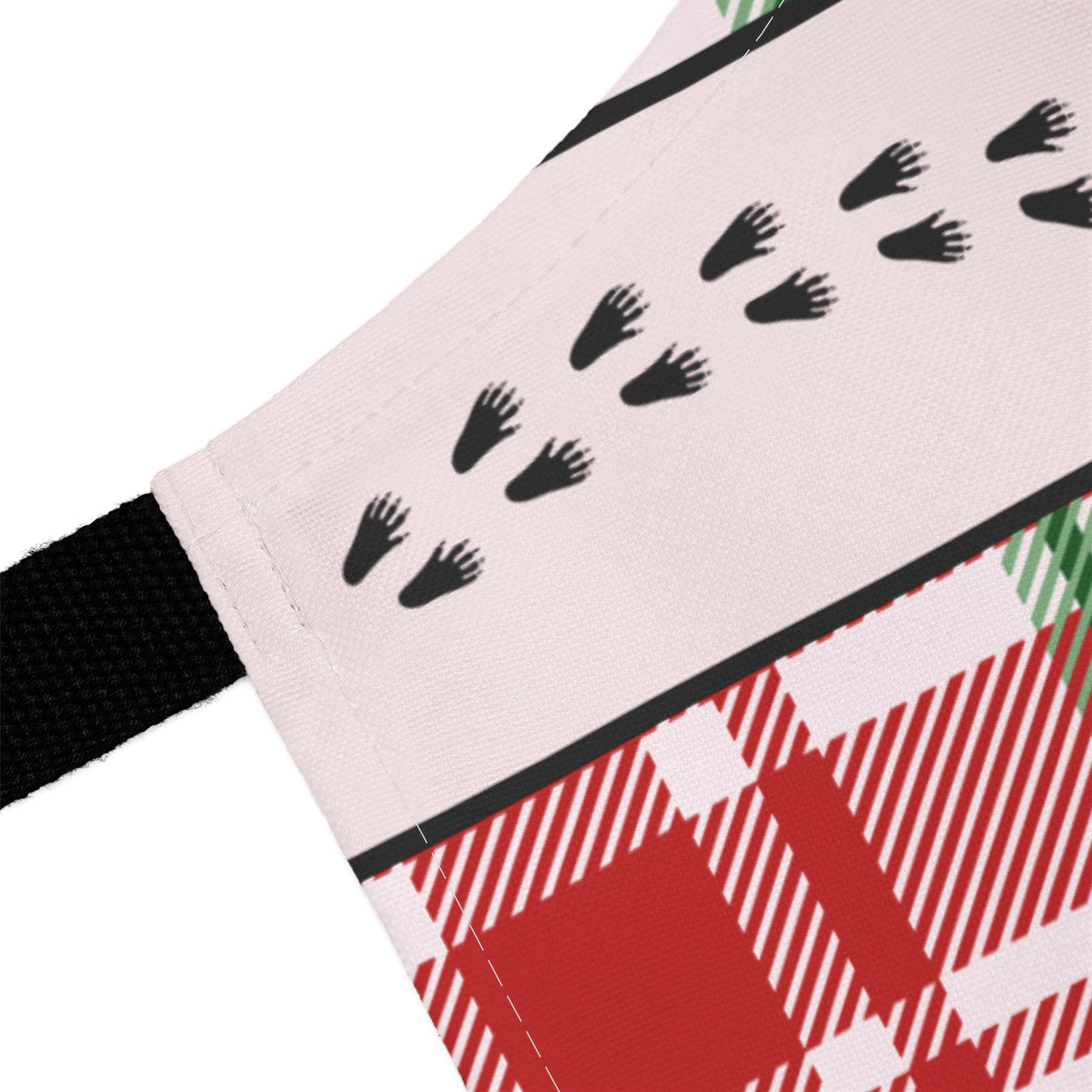 Jimothy Christmas Plaid Apron | Funny Raccoon Holiday Kitchen Apron
