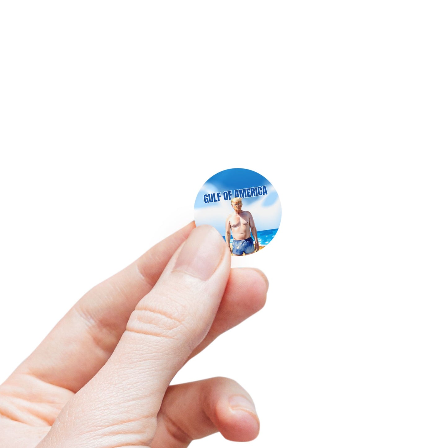 Fun Gulf of America Sticker Roll - Beach Summer Vibe Labels