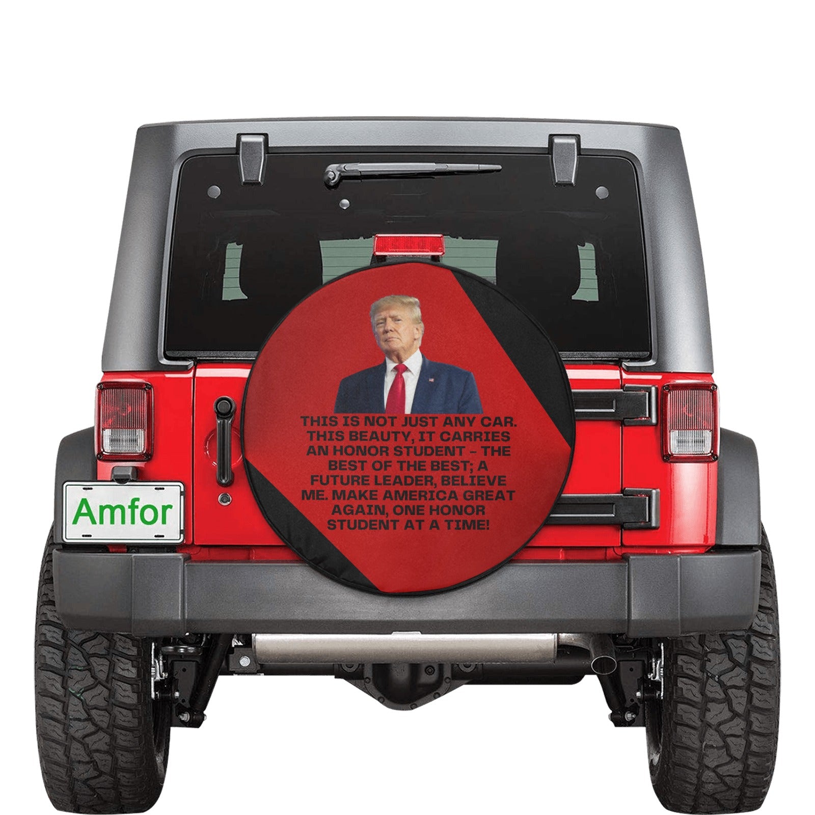 Trump Honor Student Spare Tire Cover (Small)(15")