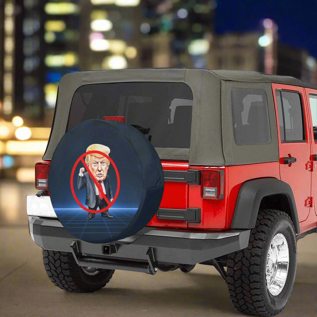 Anti-Trump Spare Tire Cover (Medium)(16")