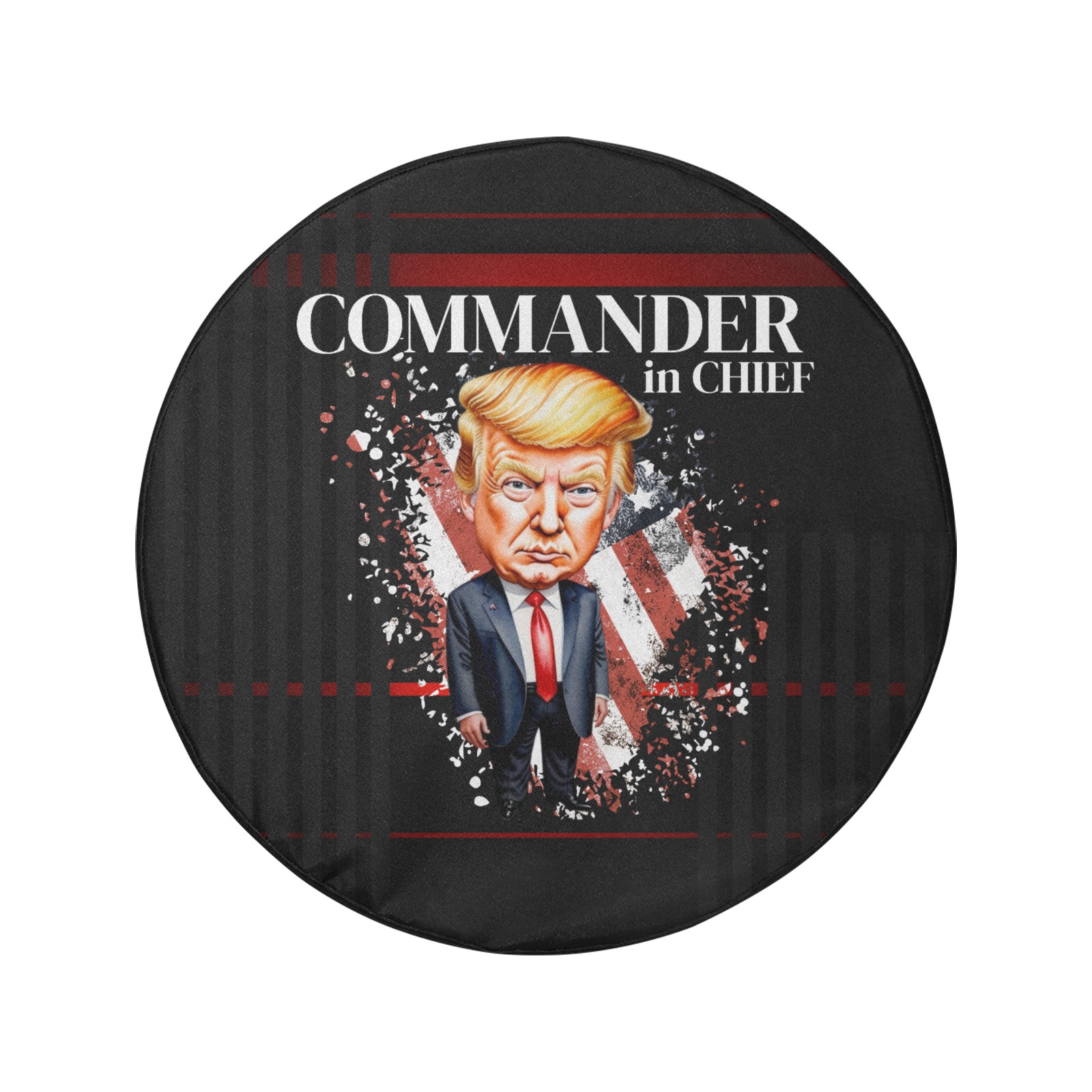 Commander in Chief Spare Tire Cover (Large)(17")
