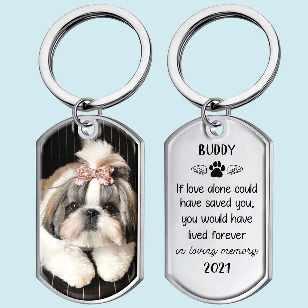 “If Love Alone Could Have Saved You…” Personalized Pet Loss Gift