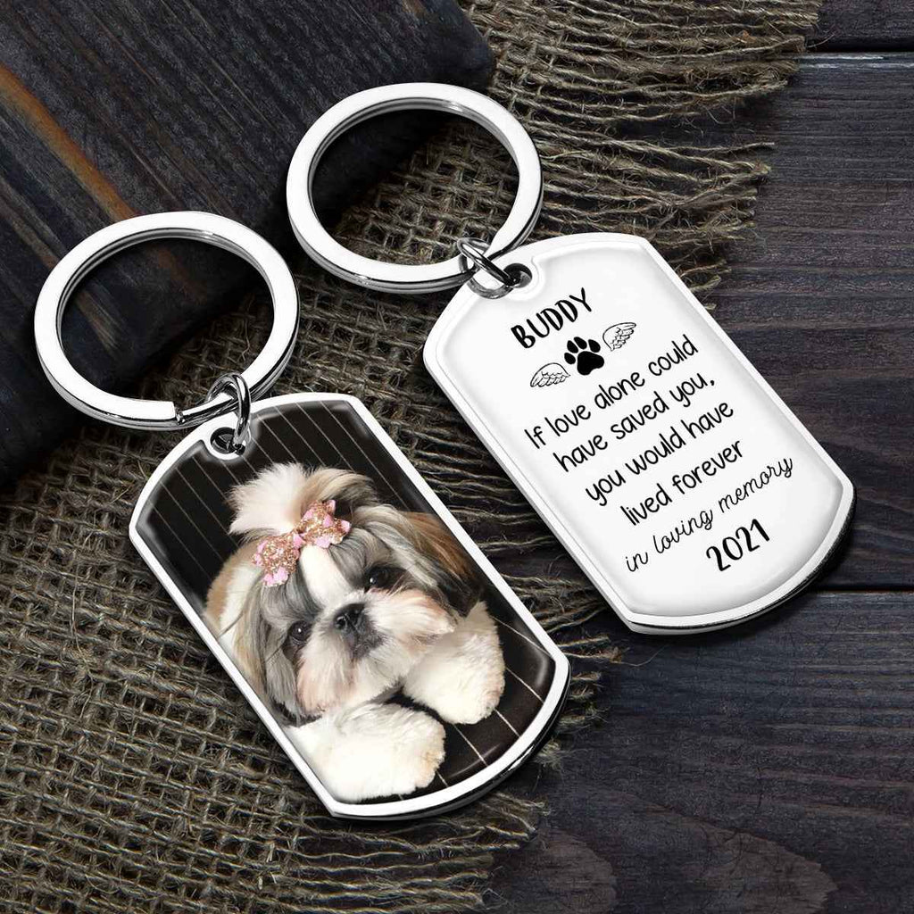 “If Love Alone Could Have Saved You…” Personalized Pet Loss Gift