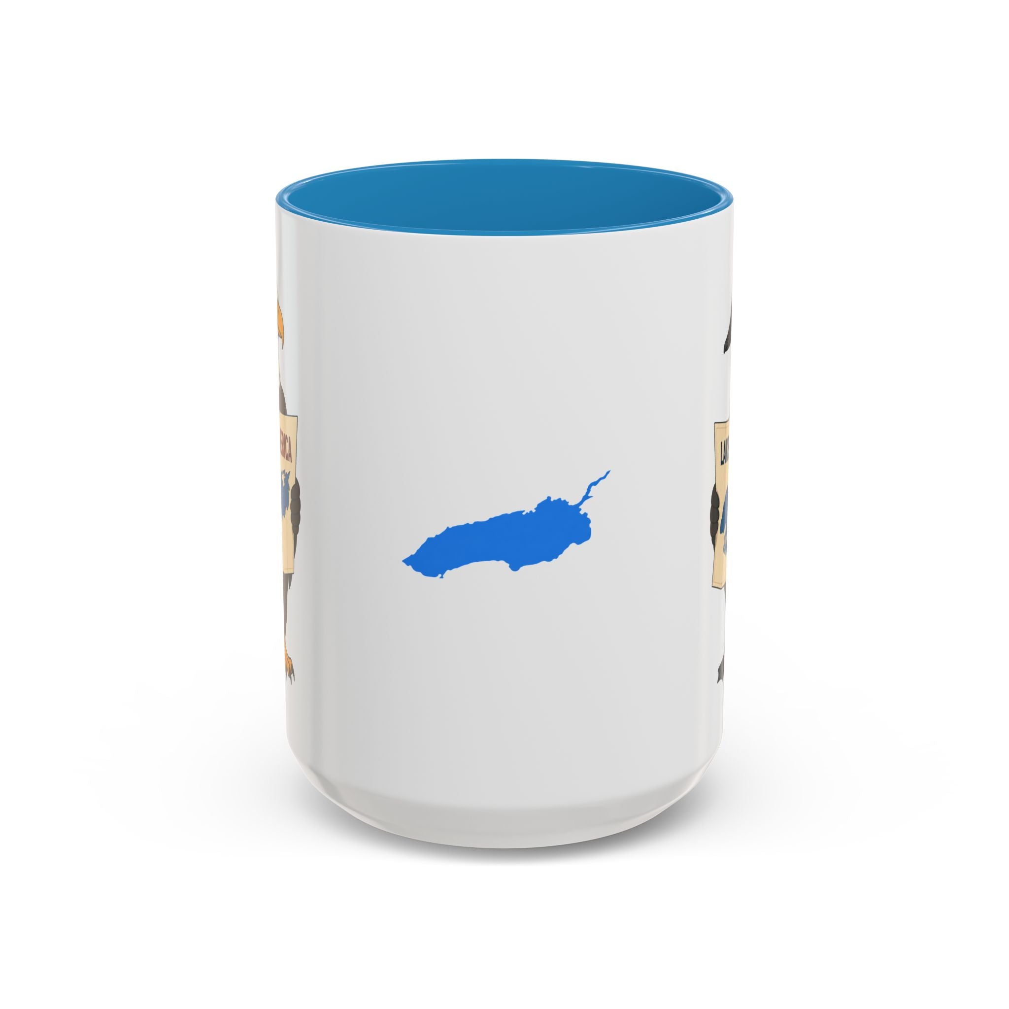 Lake Ontario vs. Lake America Goose & Eagle Coffee Mug | Great Lake Renaming Humor
