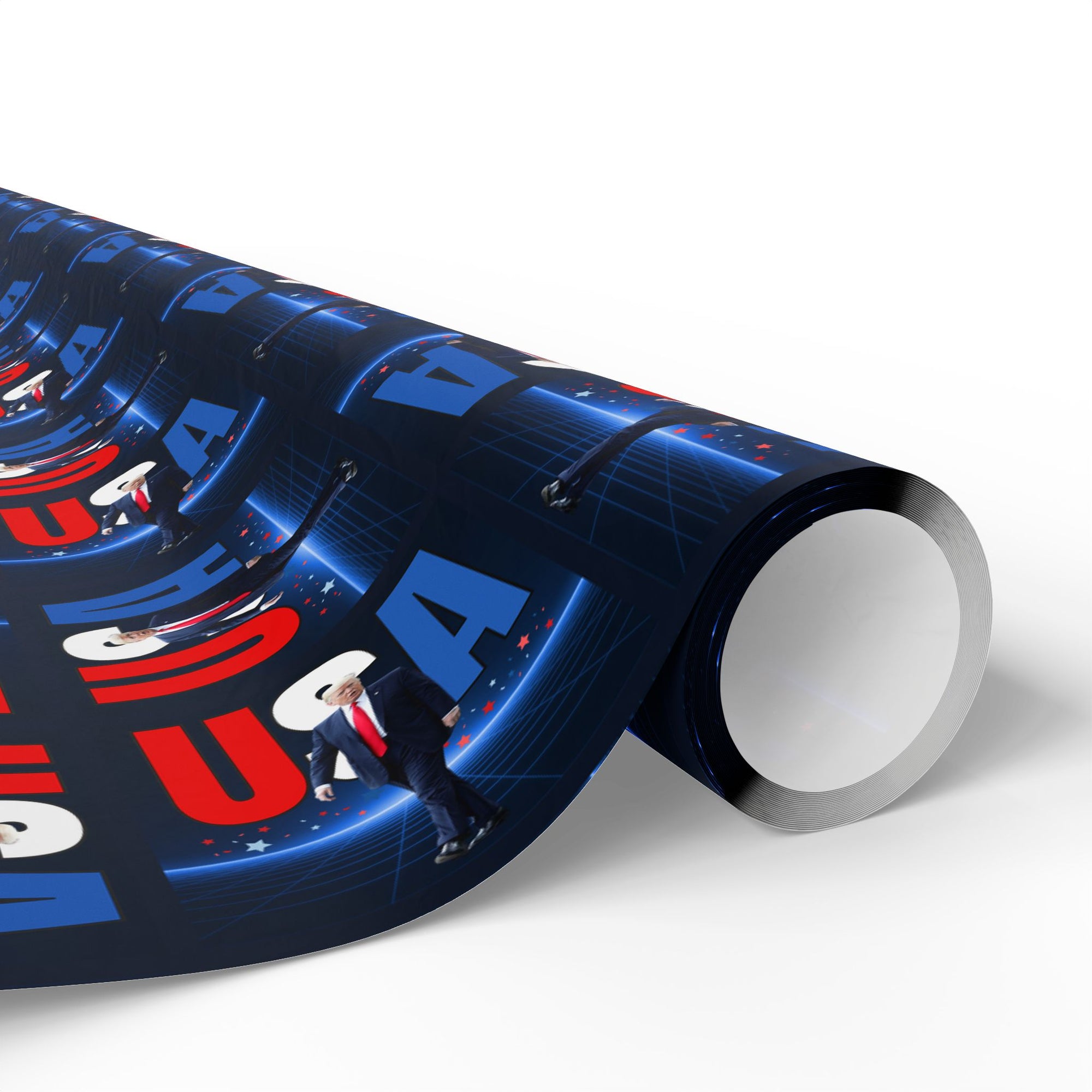 Patriotic USA Wrapping Paper for Celebrations and Holidays