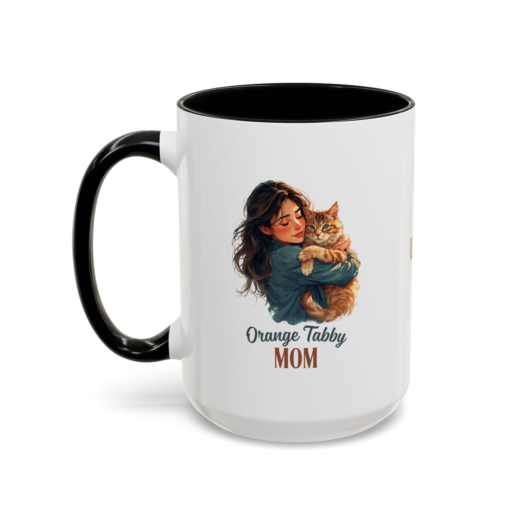 Charming Orange Tabby Mom Coffee Mug – Perfect Gift for Cat Lovers