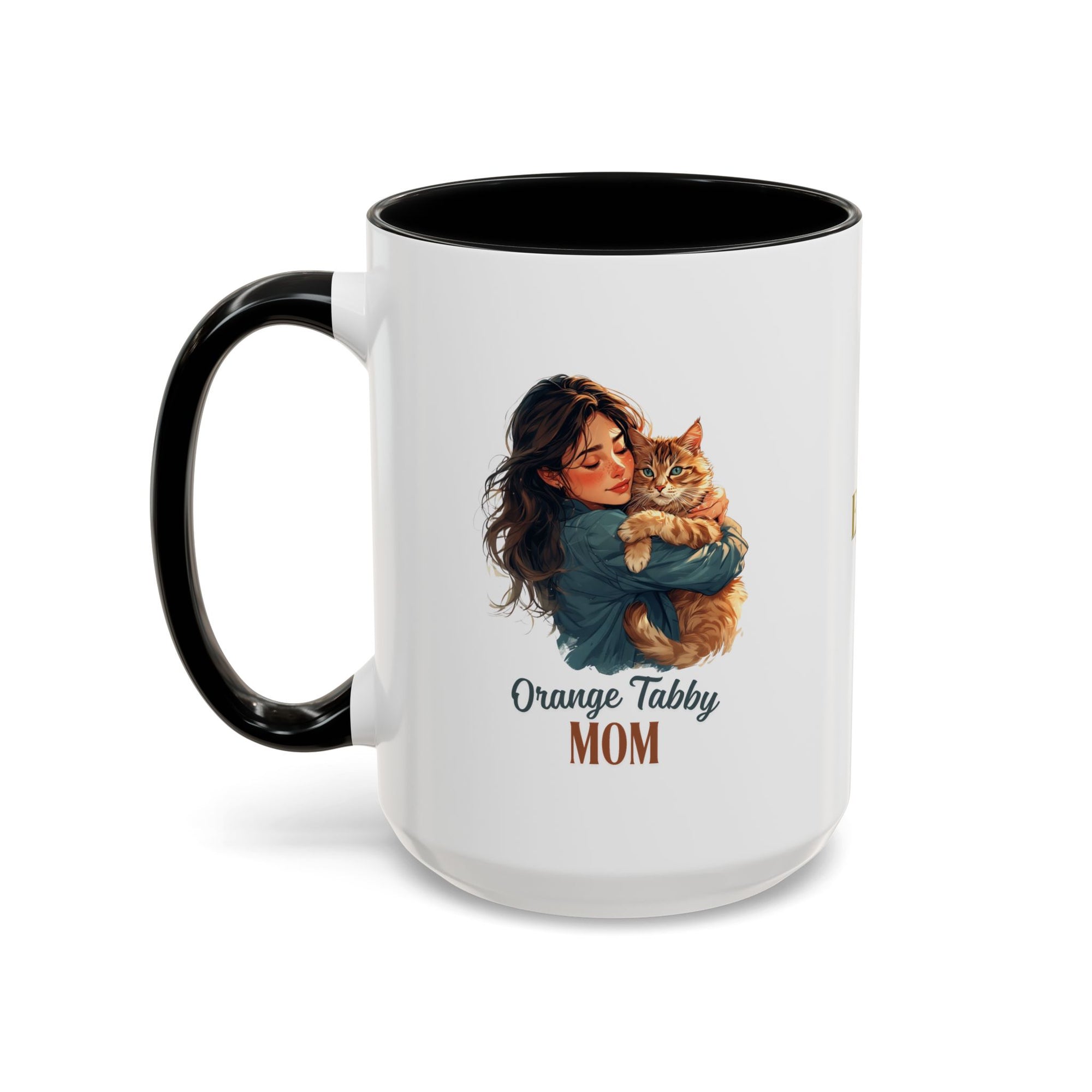 Charming Orange Tabby Mom Coffee Mug – Perfect Gift for Cat Lovers