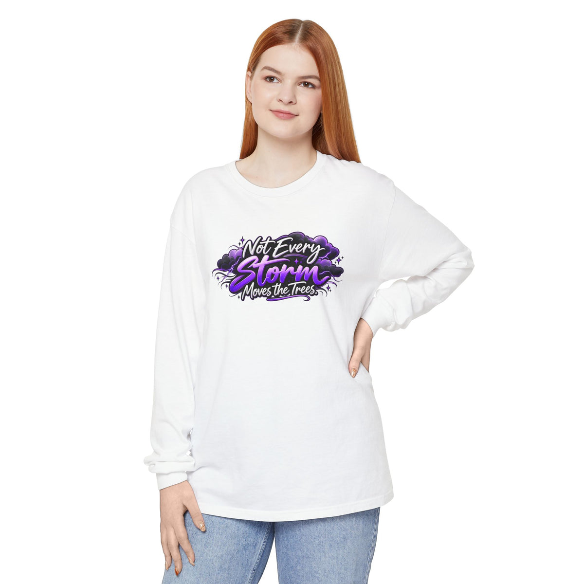 Not Every Storm Moves the Trees Epilepsy Awareness Long Sleeve Shirt