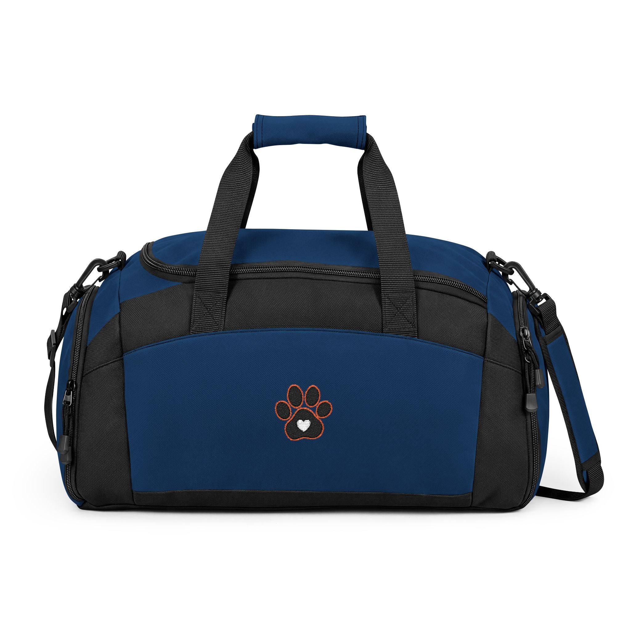 Paw Heart Embroidered Gym Bag
