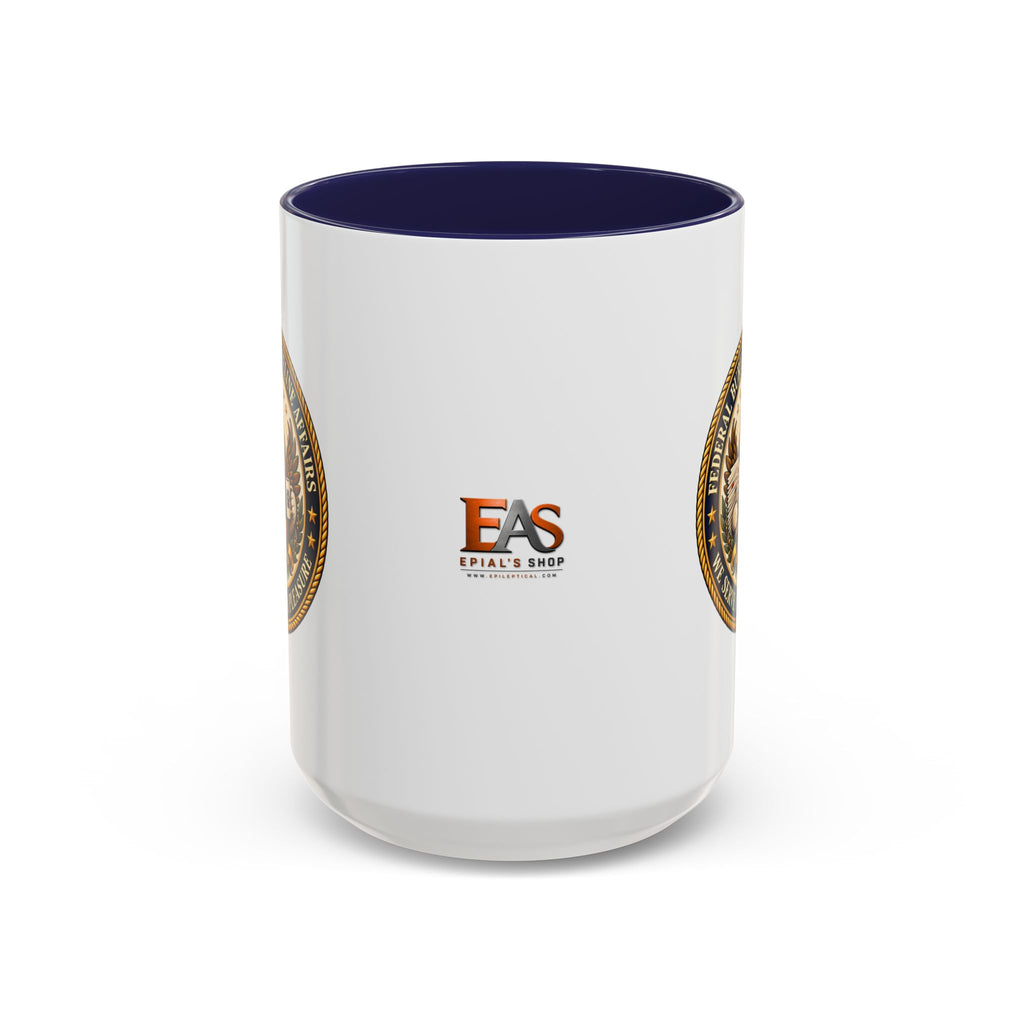 Federal Bureau of Feline Affairs Mug | Funny Cat Government Parody Coffee Cup | 11oz & 15oz