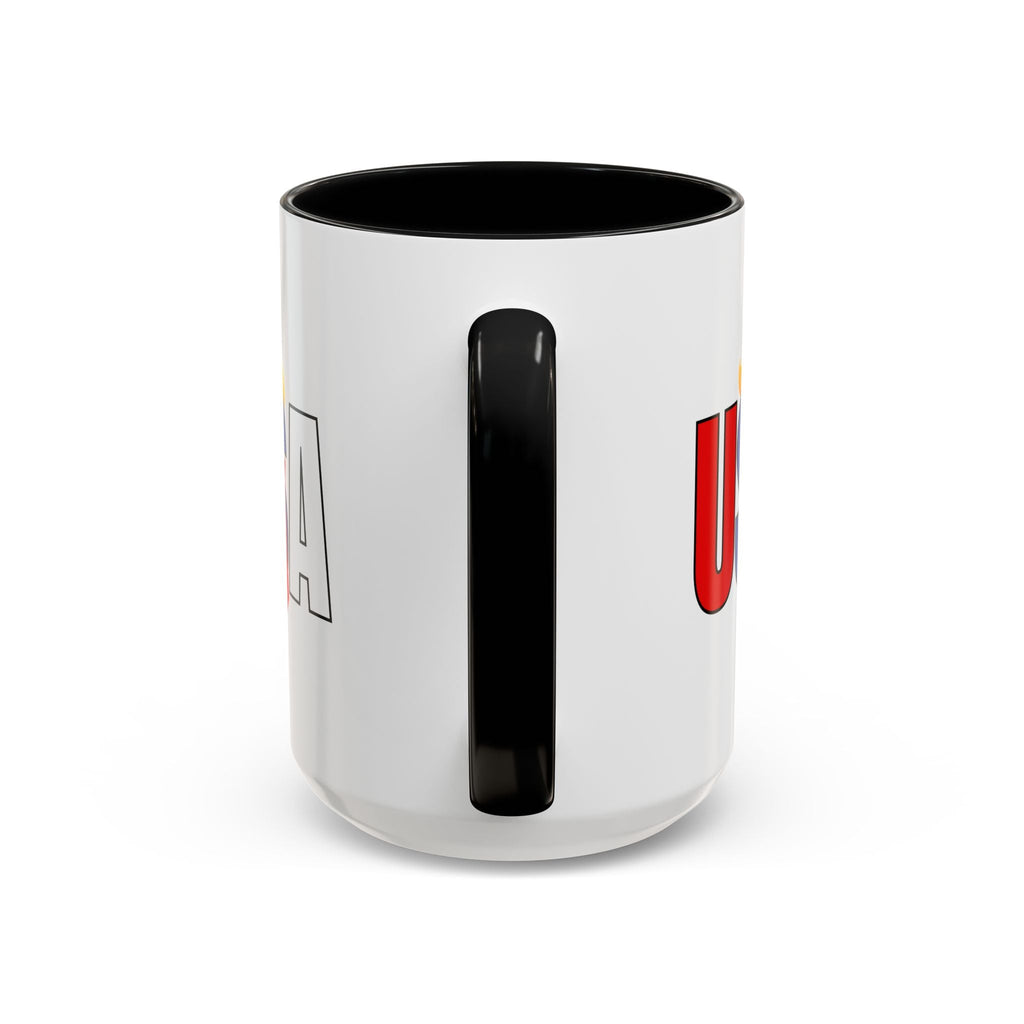 Trump USA Accent Coffee Mug Printify
