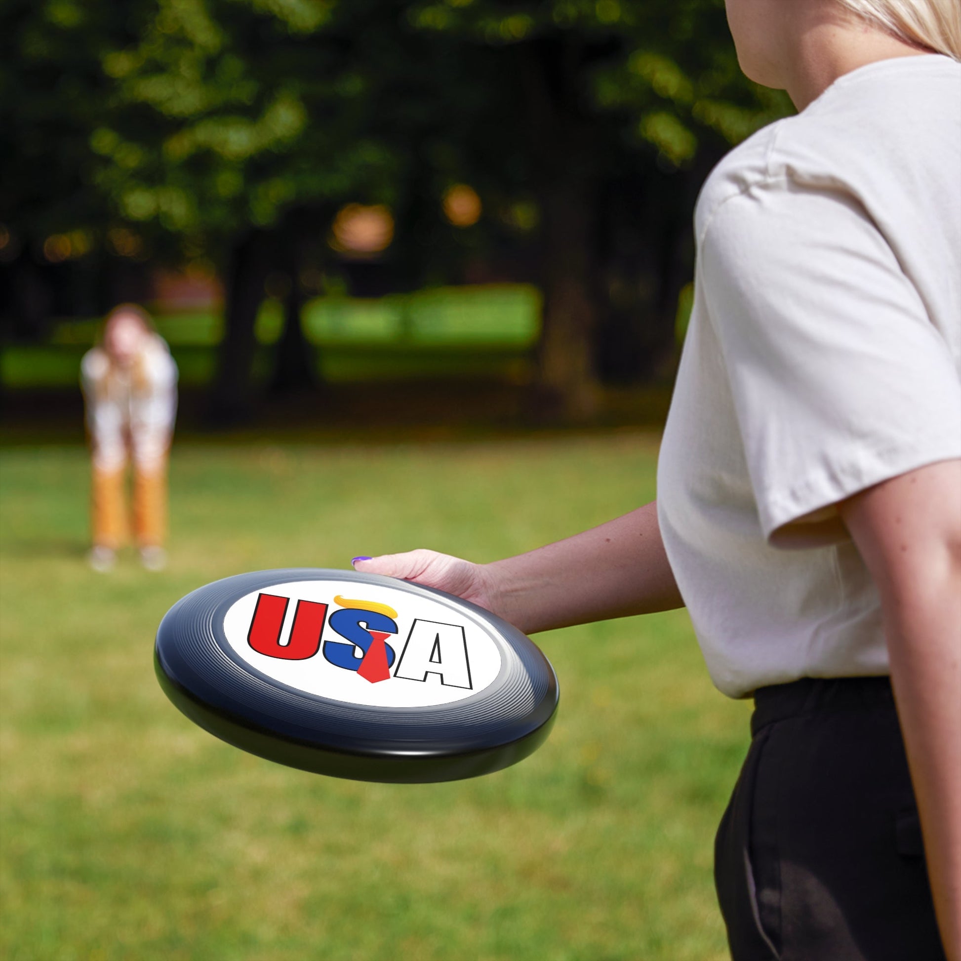 Fun Trump USA Design Wham-O Frisbee Printify