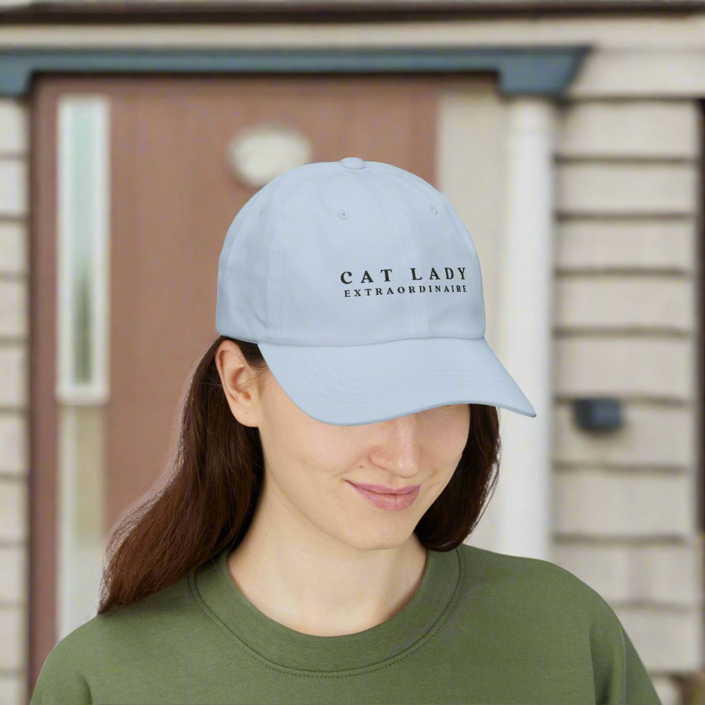 Cat Lady Extraordinaire Cap, Gift for Cat Ladies