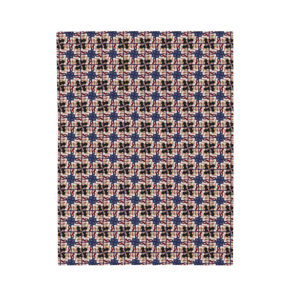 Trump Revolution of Common Sense Velveteen Plush Blanket