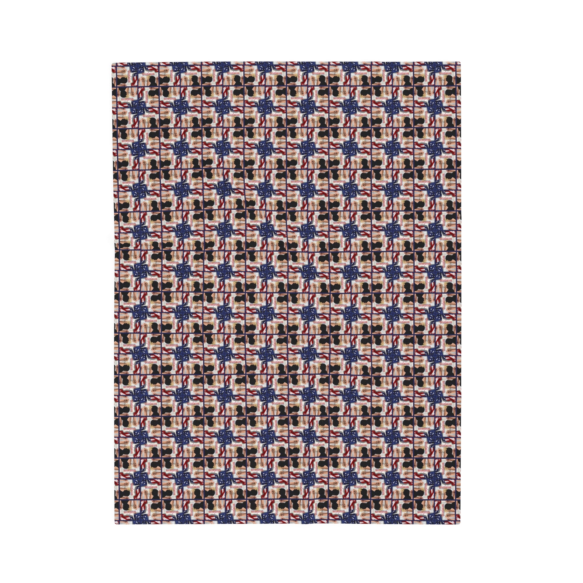 Trump Revolution of Common Sense Velveteen Plush Blanket