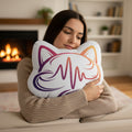 EpilepticAL Brain Cat Shaped Pillow