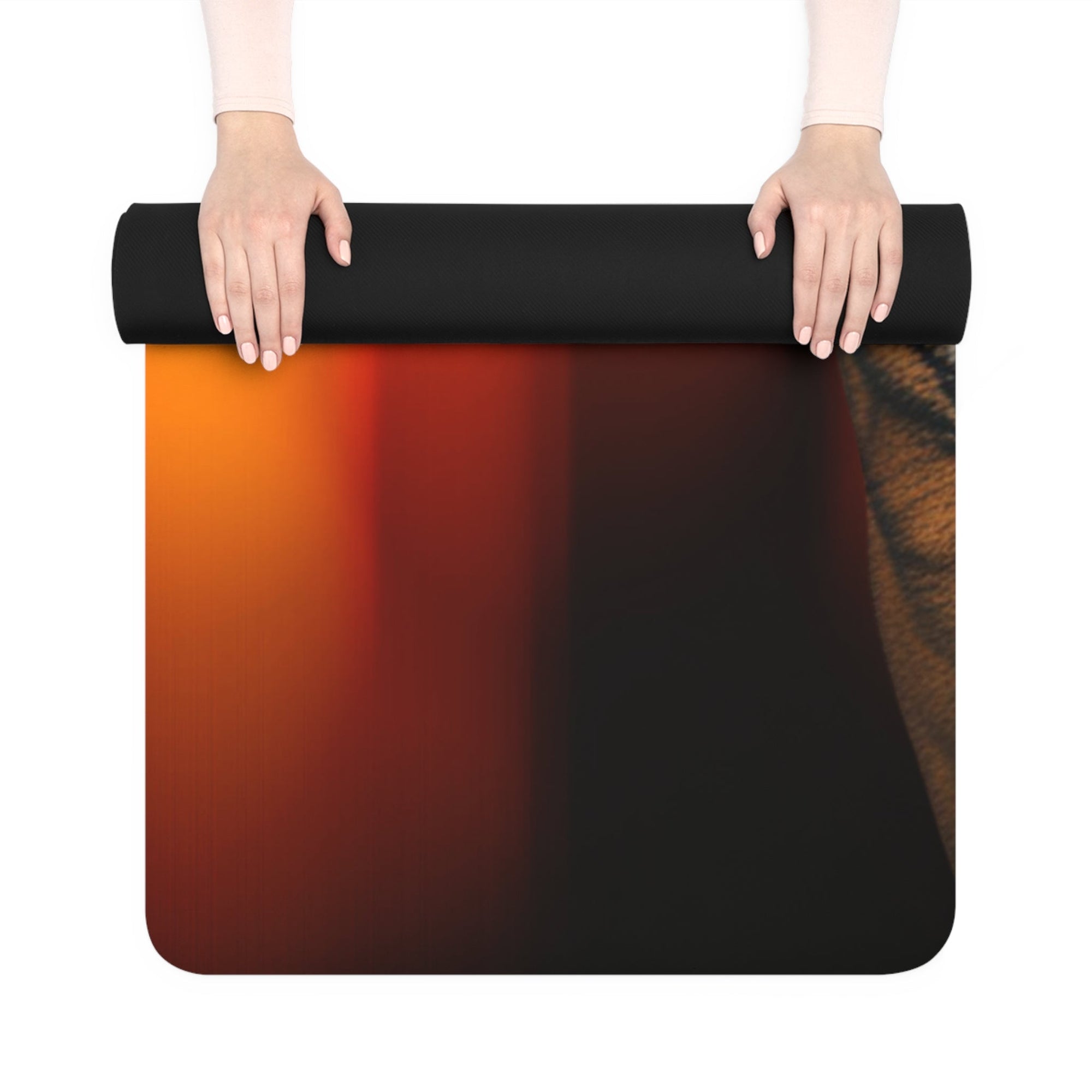 Tiger Design Rubber Yoga Mat - Non-Slip, Perfect for Yoga Enthusiasts Printify