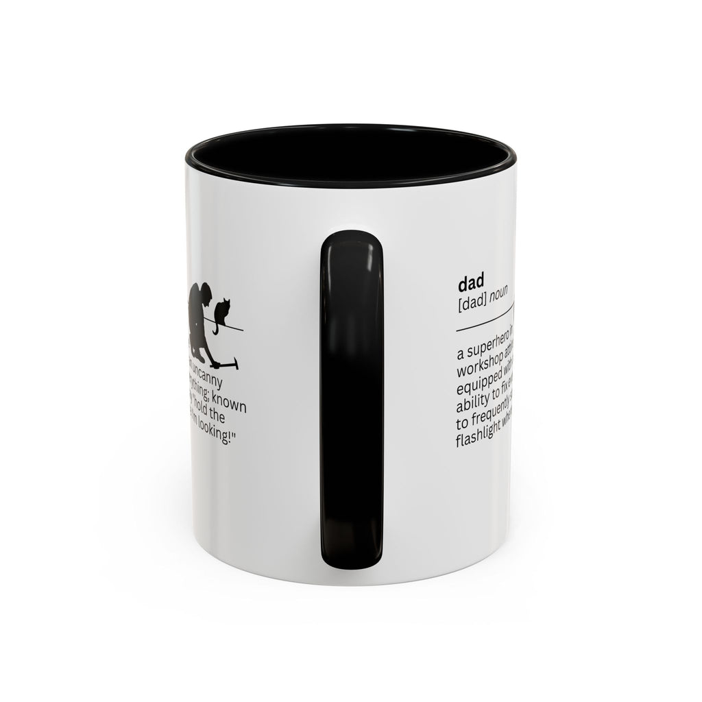 Dad Flashlight Accent Coffee Mug - Perfect Gift for Dads