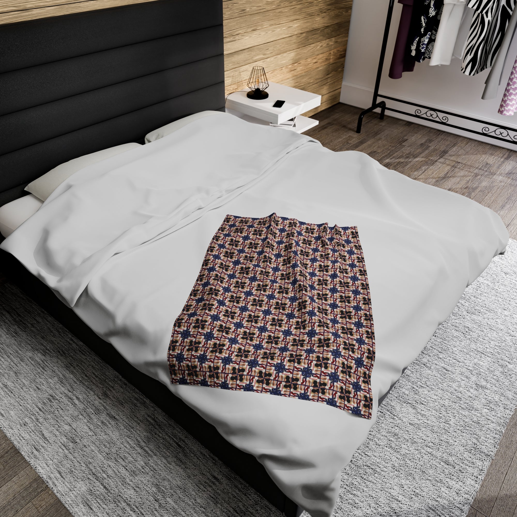 Trump Revolution of Common Sense Velveteen Plush Blanket