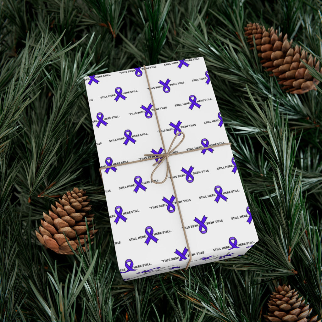 Still Here. Here Still. Gift Wrap Paper (Epilepsy Awareness)