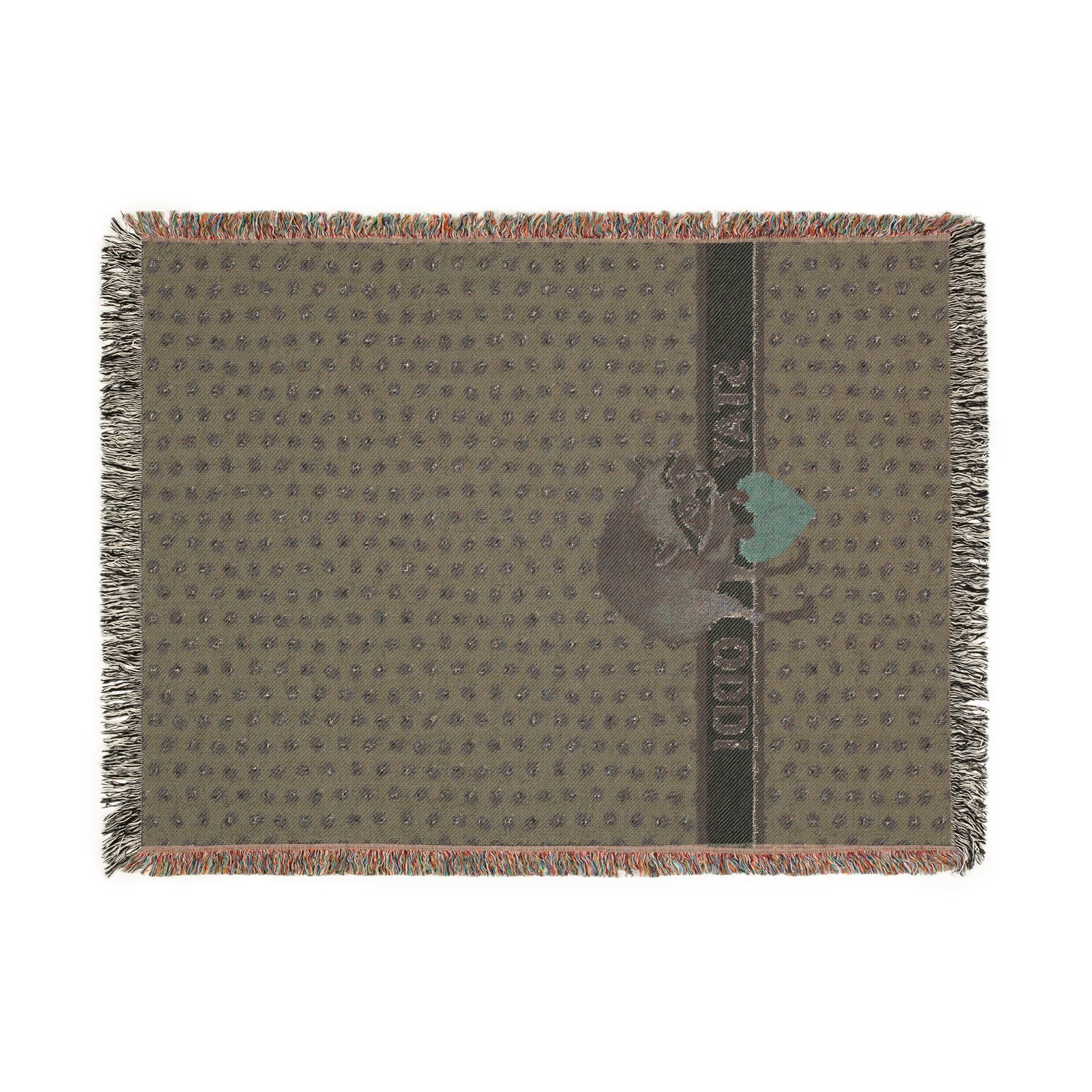 Stay Odd Jimothy Woven Cotton Blanket