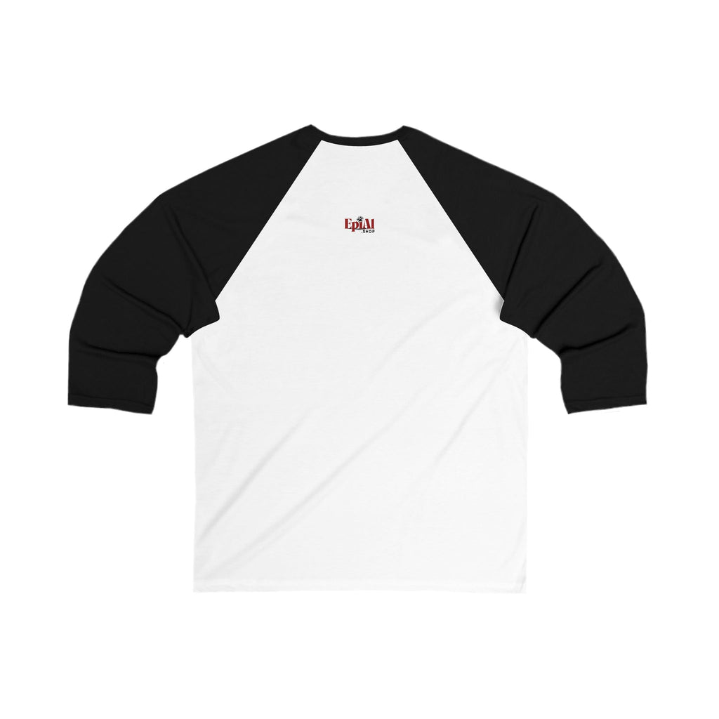 Patriotic Baseball Tee - Unisex 3/4 Sleeve with Anti-Trump Design Printify