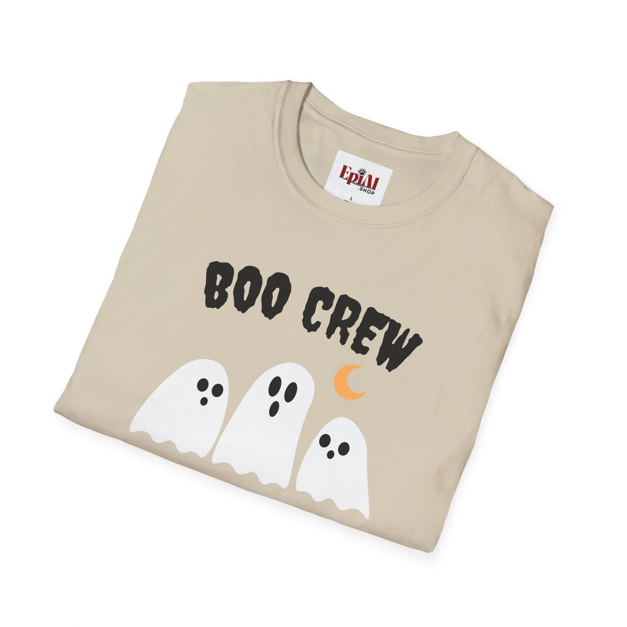 Halloween Boo Crew Unisex T-Shirt, Spooky Apparel, Ghost Lovers, Halloween Costume, Fall Fashion
