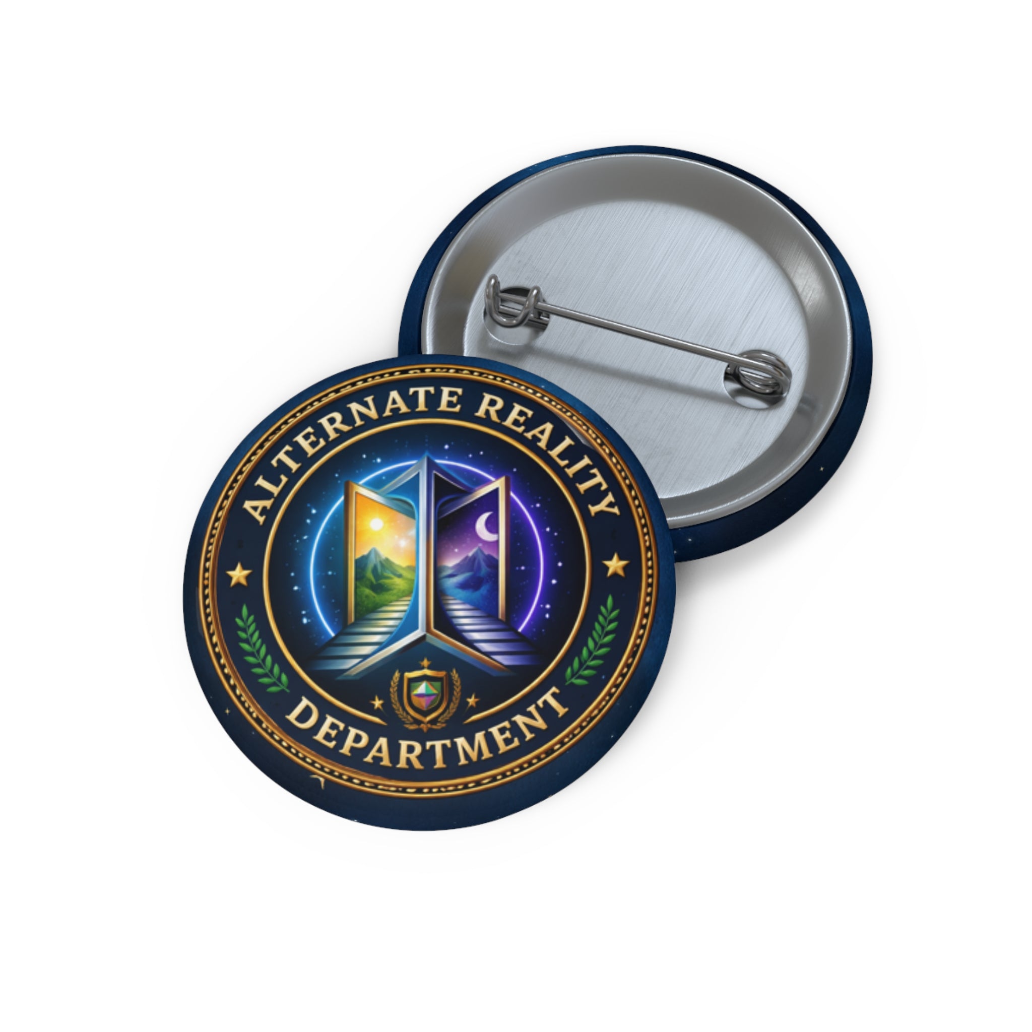 Alternate Reality Department Pinback Button – Official-Looking Satirical Badge