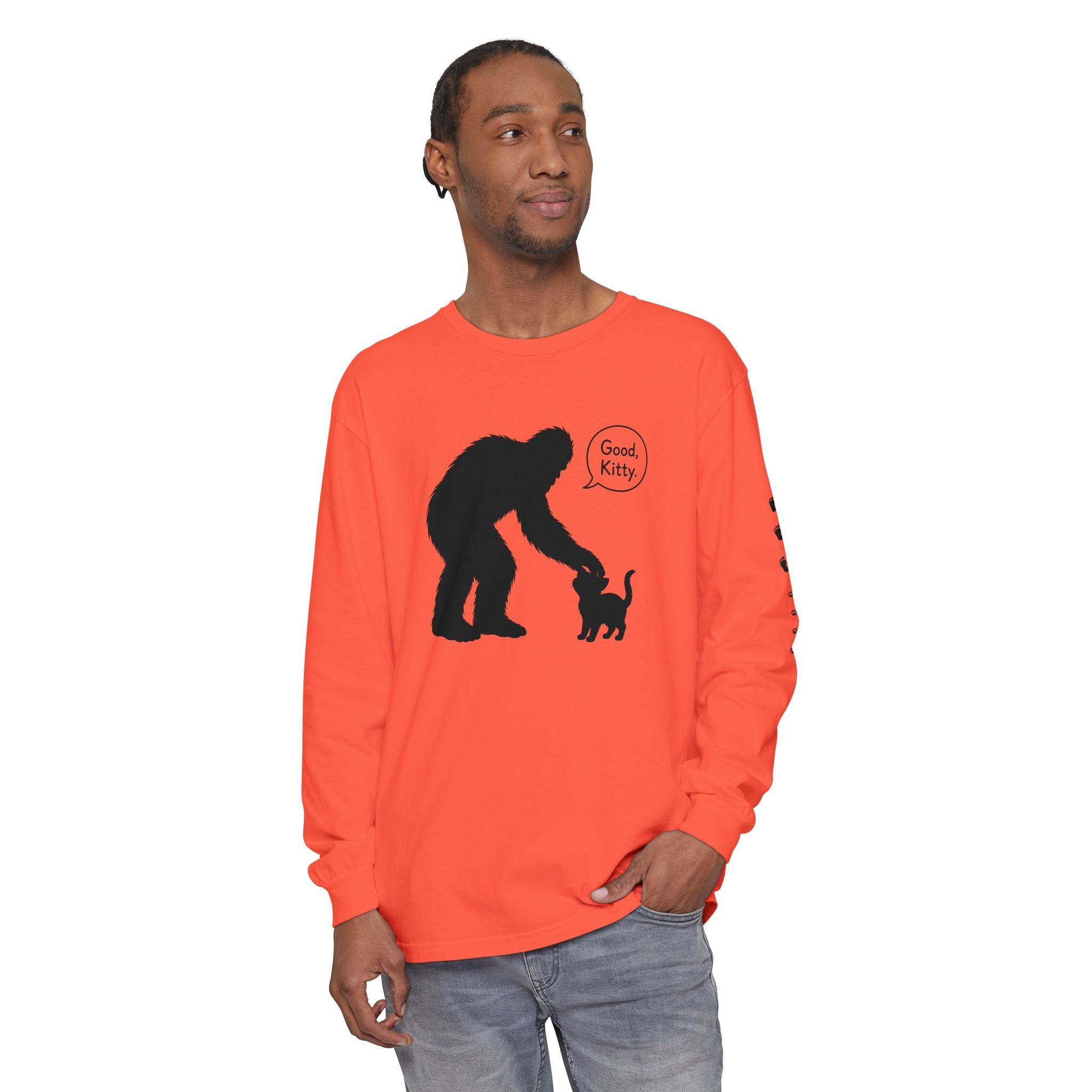 Bigfoot & Kitty “Good, Kitty.” Long Sleeve Shirt