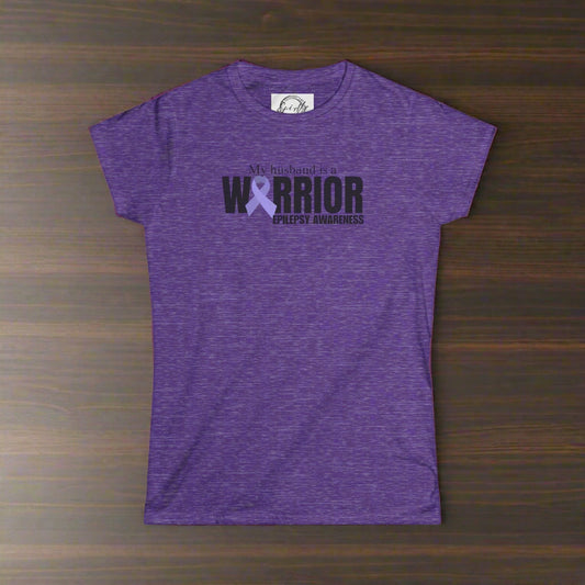 My Husband is a Warrior | Epilepsy Awareness Warrior Tee
