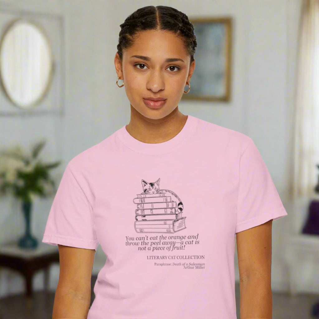 Literary Cat Unisex T-Shirt - Death of a Salesman