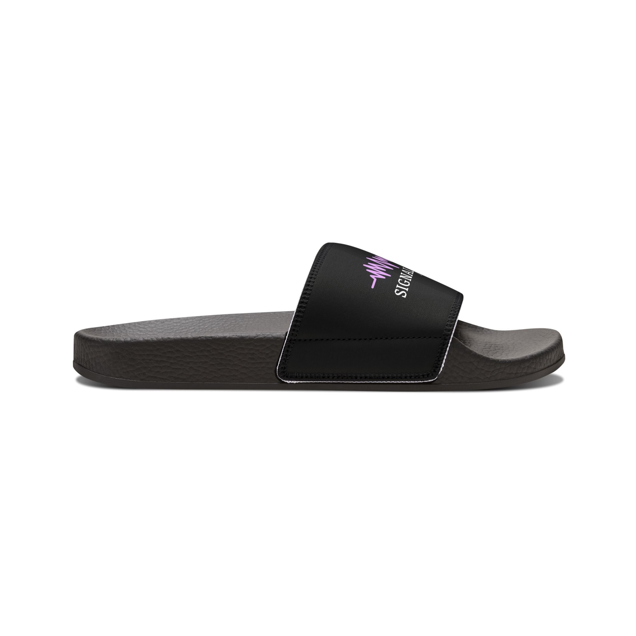 Signal Interference Slide Sandals — Controlled Chaos Edition