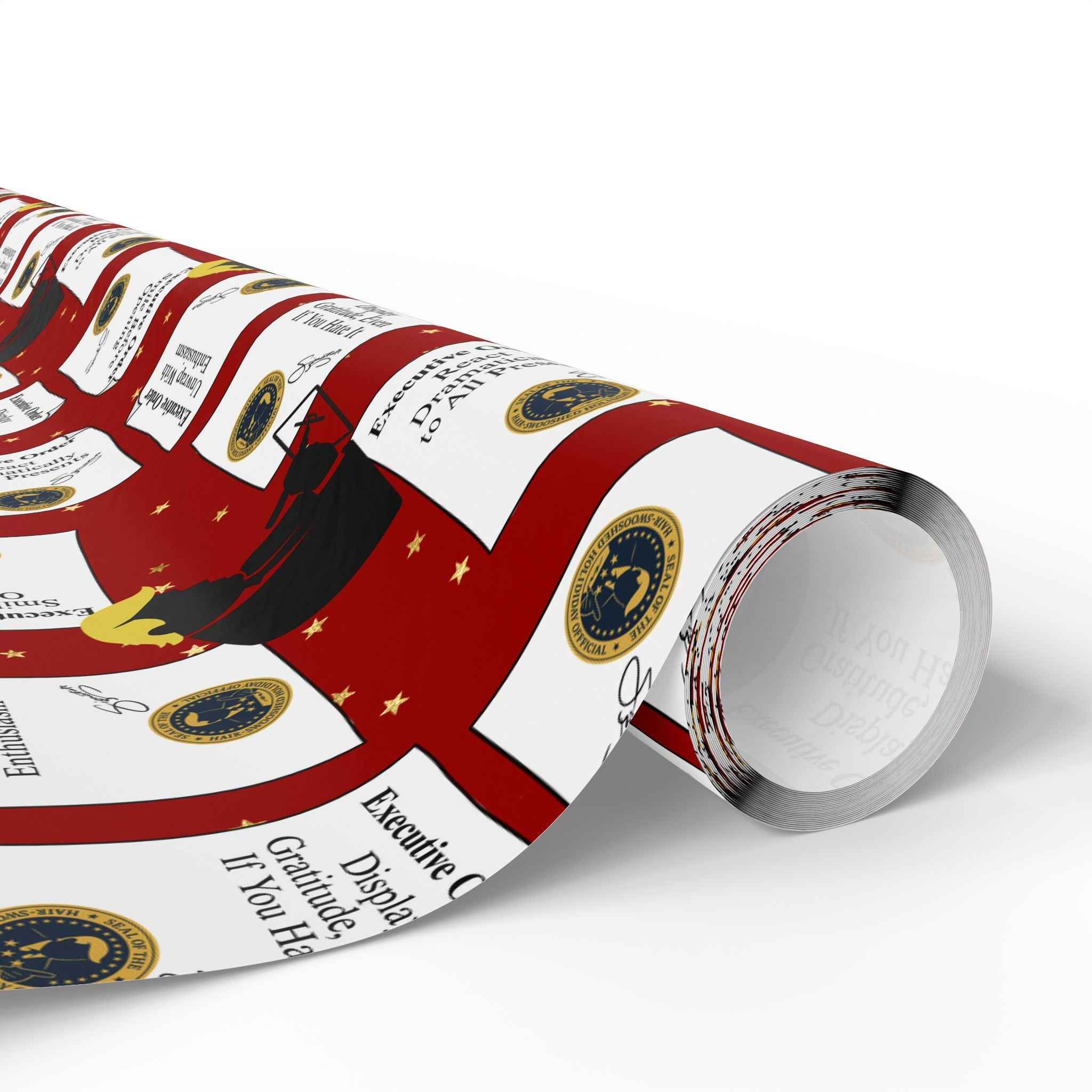 Executive Orders Gift Wrap – Political Parody Edition