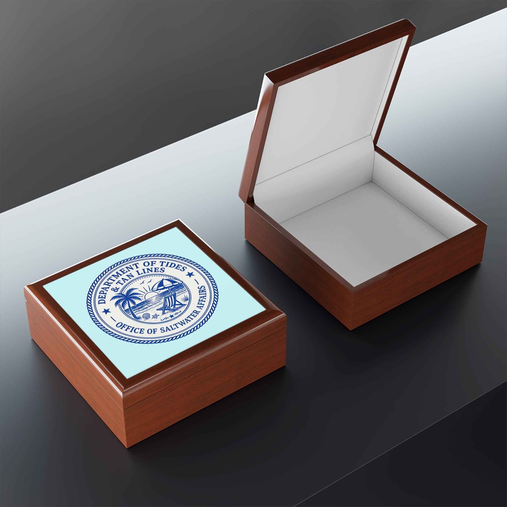 Department of Tides Jewelry Box – Officially Approved Treasure Storage