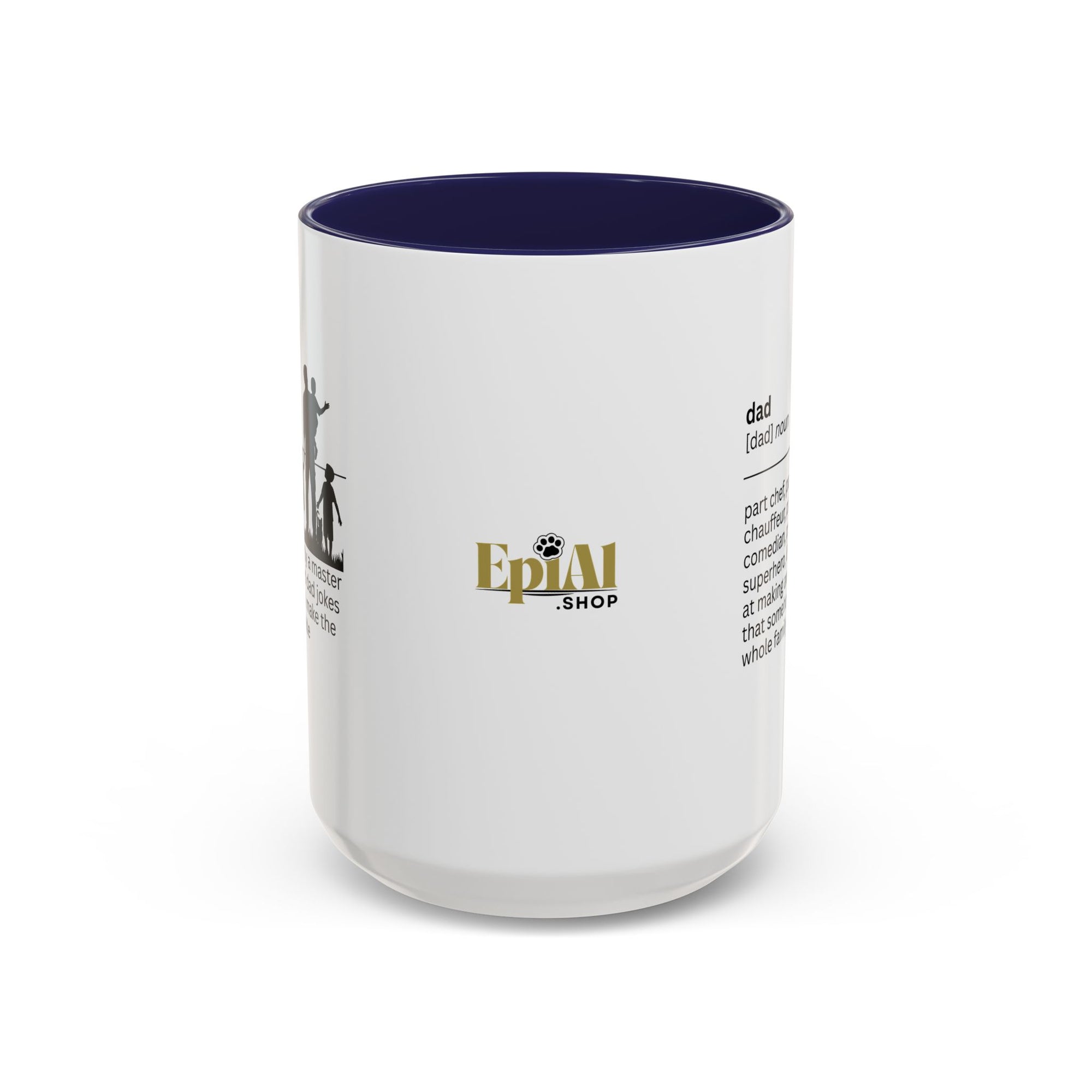 Dad Jokes Accent Coffee Mug - Perfect Gift for Dads
