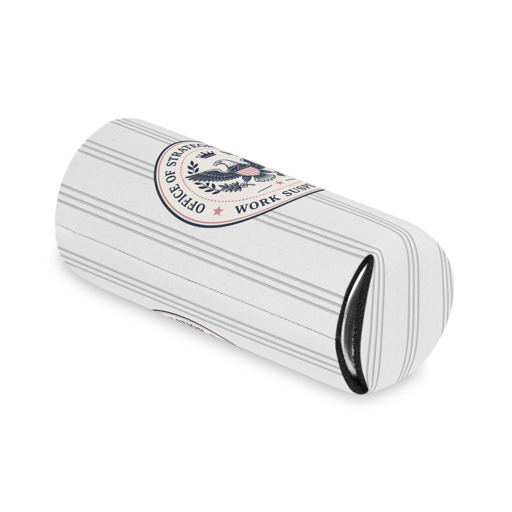 Office of Strategic Relaxation Can Cooler | Work Suspended Funny Koozie